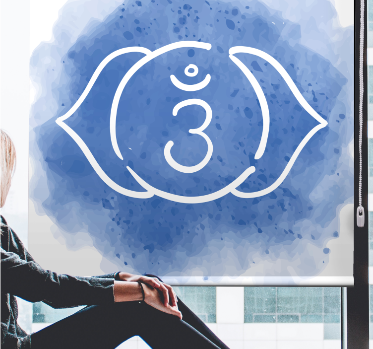 Símbolo do chakra do terceiro olho zen cego - TenStickers