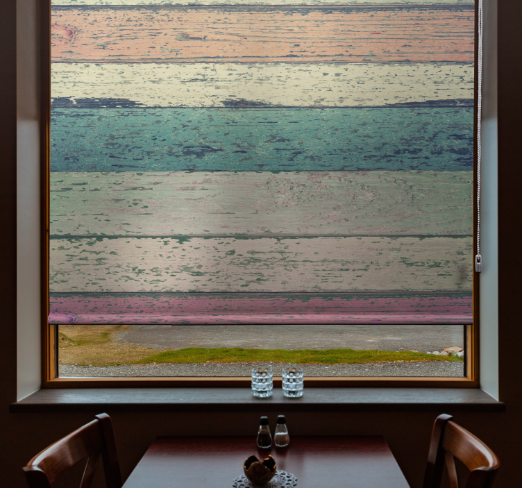 Velha cortina de textura leve de madeira - TenStickers