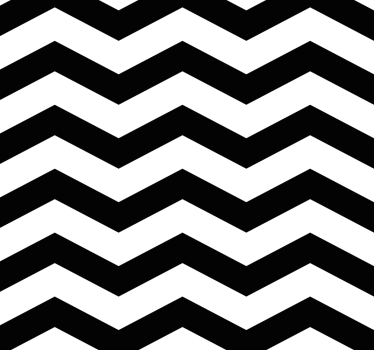 Estore de rolo para cozinha padrão chevron branco e preto - TenStickers