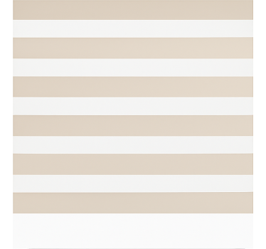 Estores de rolo clássicos creme e branco horizontal - TenStickers