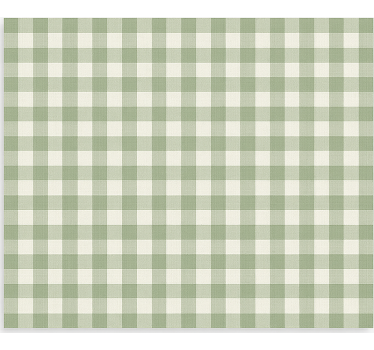 Estore de rolo para cozinha padrão de tecido verde - TenStickers