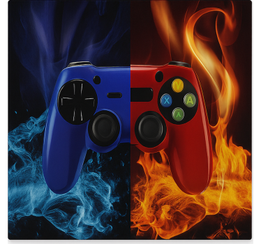 Estore de rolo frikis console de fogo e gelo - TenStickers