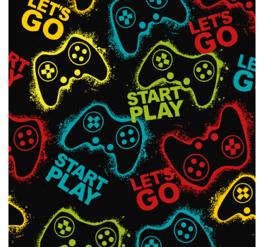 Estore de rolo frikis iniciar controladores de jogo - TenStickers