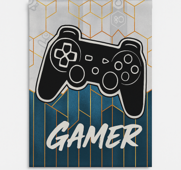 Estore de rolo frikis design de jogador hexagonal - TenStickers