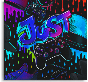 Estore de rolo frikis controle de jogo 3d - TenStickers