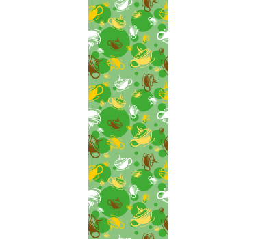 Estore de rolo para cozinha coleção de canecas - TenStickers