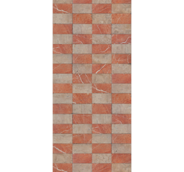Estore de rolo para cozinha azulejos geométricos bege - TenStickers