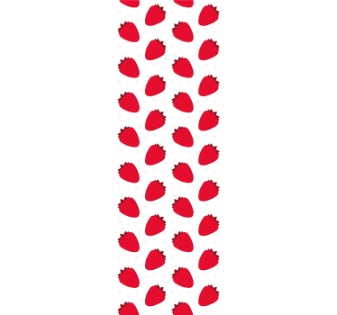 Estore de rolo para cozinha padrão de frutas vermelhas - TenStickers