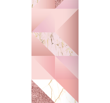 Estore de rolo para cozinha mármore rosa dourado - TenStickers