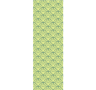Estore de rolo para cozinha padrão anos 70 amarelo - TenStickers