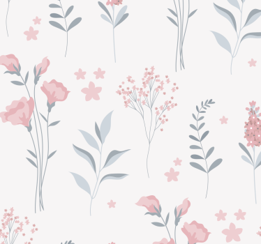 Estore de rolo para cozinha flores de primavera rosa - TenStickers