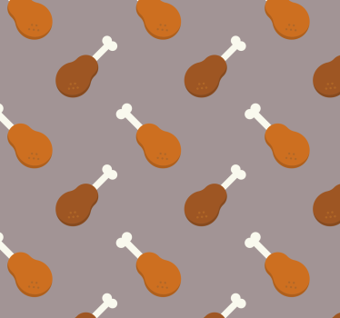 Estore de rolo para cozinha coxa de frango - TenStickers