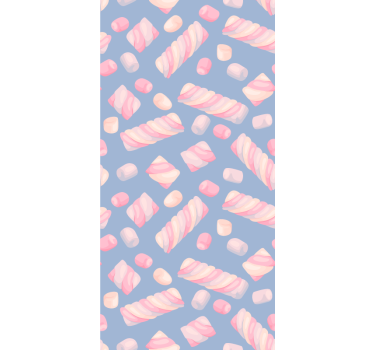 Estore de rolo para cozinha marshmallow - TenStickers