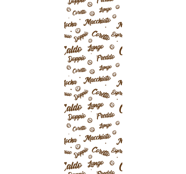 Estore de rolo para cozinha café todo dia - TenStickers