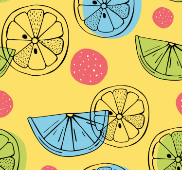 Estore de rolo para cozinha frutas cítricas - TenStickers