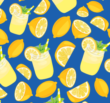 Estore de rolo para cozinha suco de limão - TenStickers