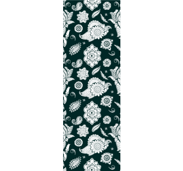 Estore de rolo para cozinha padrão paisley indiano - TenStickers