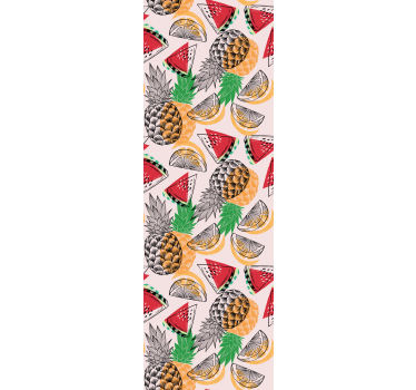 Estore de rolo para cozinha abacaxi de verão - TenStickers