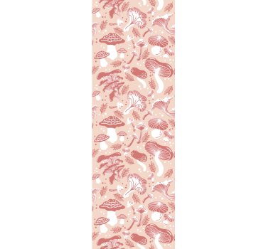 Estore de rolo sala de jantar cogumelos na cor bege - TenStickers