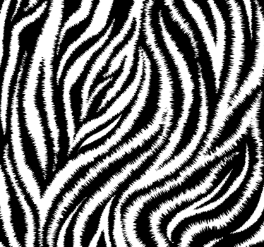 Estore de rolo sala de jantar zebra preta e branca clássica - TenStickers