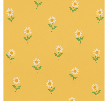Estore de rolo vintage design de berçário margarida 1940 - TenStickers