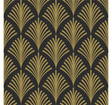 Estore de rolo vintage glamour dourado dos anos 20 - TenStickers