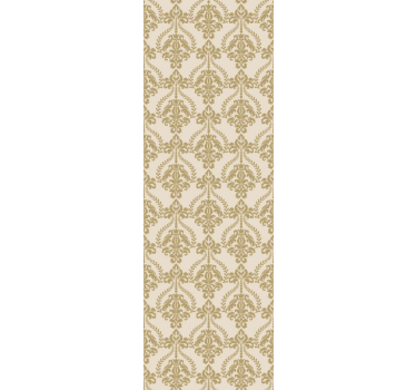 Estore de rolo vintage com detalhes florais bege - TenStickers