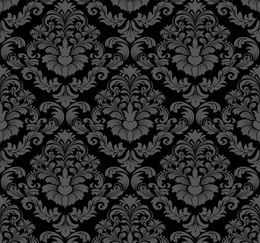 Estore de rolo vintage design floral luxuoso - TenStickers