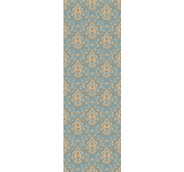 Estore de rolo vintage padrão damasco floral ornado - TenStickers