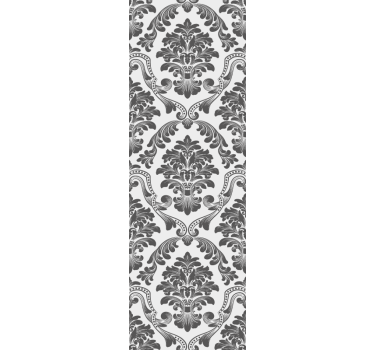 Estore de rolo vintage com motivo floral clássico - TenStickers