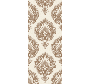 Estore de rolo vintage padrões elegantes de concha - TenStickers