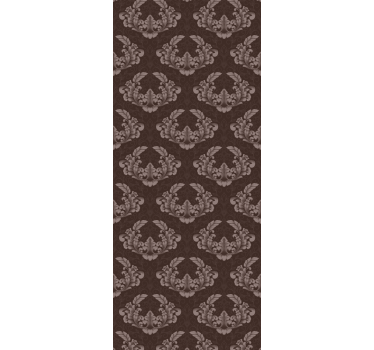 Estore de rolo vintage com padrões florais clássicos - TenStickers