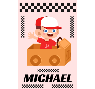Estore de rolo personalizável aventura de corrida animada - TenStickers