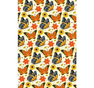 Borboletas multicoloridas originais estors - TenStickers