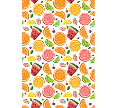 Cortina de rolo multicolor para frutas e vegetais - TenStickers