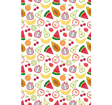 Cortina de rolo de frutas e vegetais tutti - TenStickers