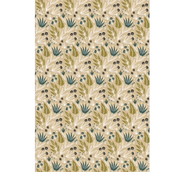 Cortinas de rolo clássicas de flores - TenStickers