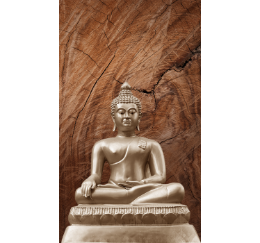 Estores de madeira buddha zen marrom - TenStickers