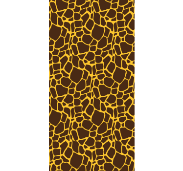 Estore de rolo animais variados padrão de girafa - TenStickers