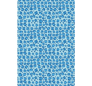 Estores animal com estampa de leopardo azul - TenStickers