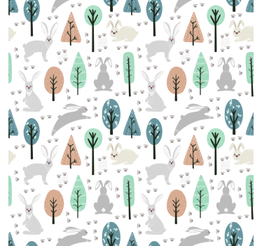Floresta nórdica fauna animal estor - TenStickers