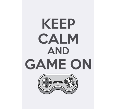 Mantenha a calma e jogue o geek blind - TenStickers