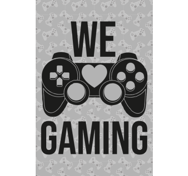 Nós amamos jogos geek estores - TenStickers
