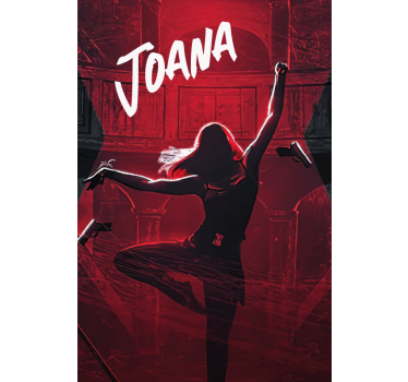 Estore de rolo personalizável pose de dança dinâmica - TenStickers