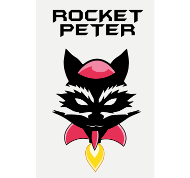 Estore de rolo personalizável rosto de personagem brincalhão - TenStickers