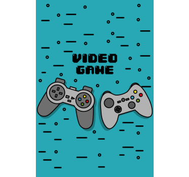 Dois retro controladores geek blind - TenStickers