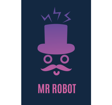 Estore de rolo frikis cavalheiro robô - TenStickers