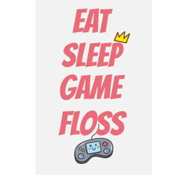 Estore de rolo frikis motivo de estilo de vida de jogador - TenStickers