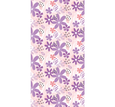 Estore de rolo borboleta cascata floral borboleta - TenStickers