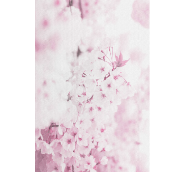 Cortina de rolo de flor de fundo rosa claro - TenStickers